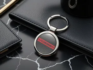 Vossen Personalisiert Schlüsselhalter Ring Logo Premium